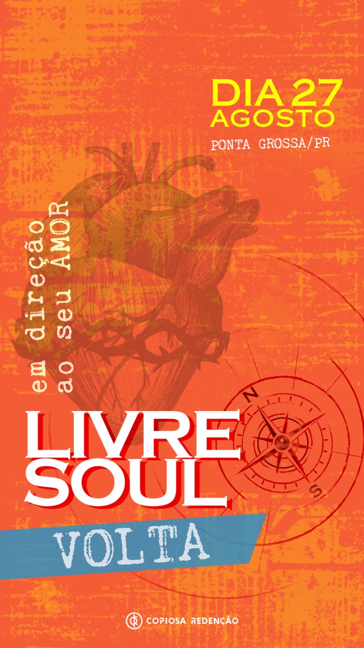 Retiro jovem “Volta Livre Soul” acontece este mês em Ponta Grossa
