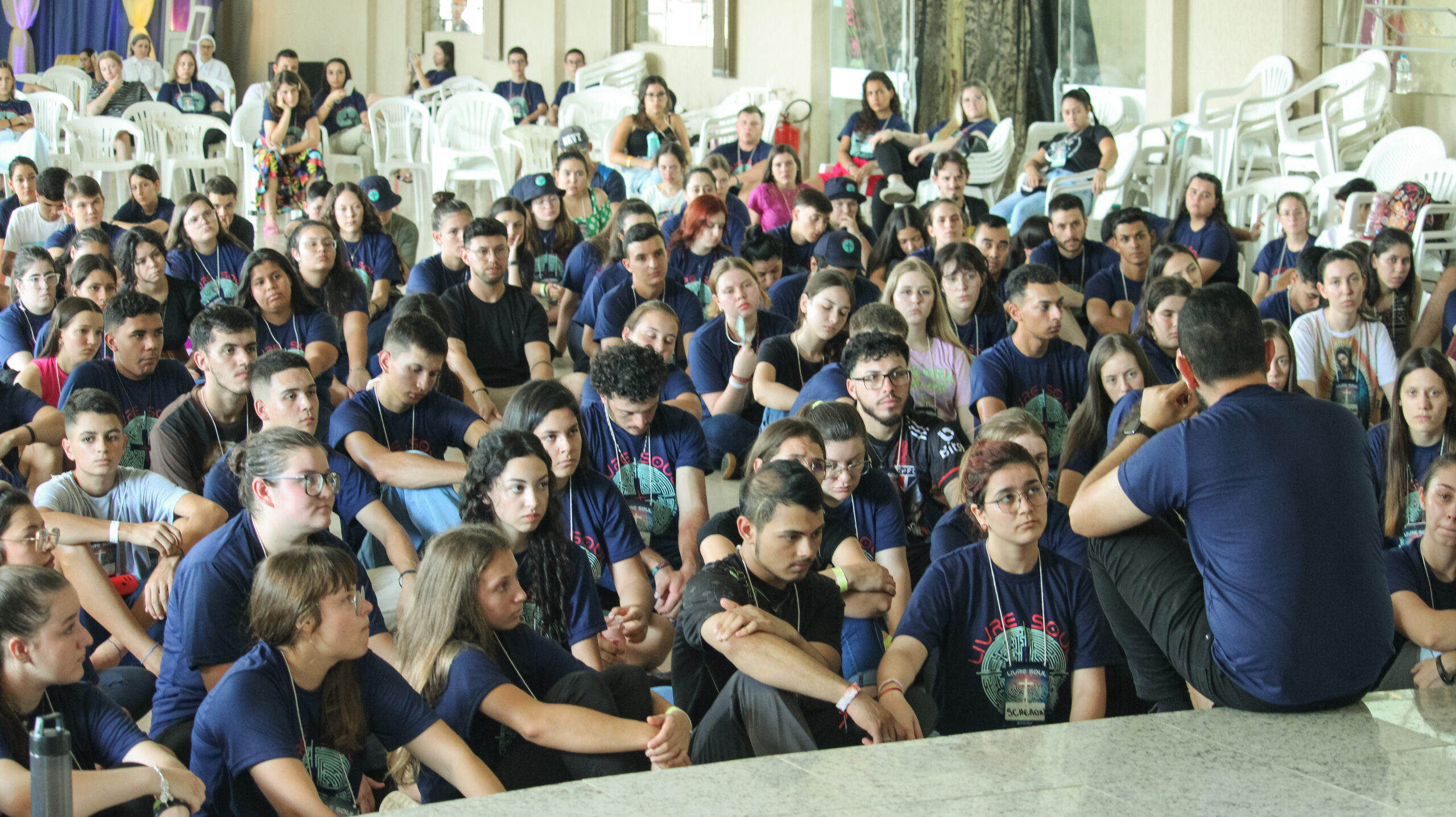 Cerca de 600 jovens participaram do Livre Soul no Brasil e na Itália